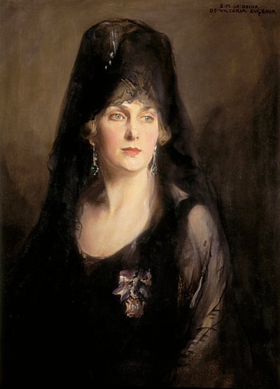 Portrait of Victoria Eugenia of Battenberg by Philip Alexius de Laszlo