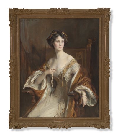Portrait of Winifred Cavendish-Bentinck, Duchess of Portland by Philip Alexius de Laszlo