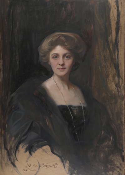 Portrait of the Viscountess Lee of Fareham (recto) by Philip Alexius de Laszlo