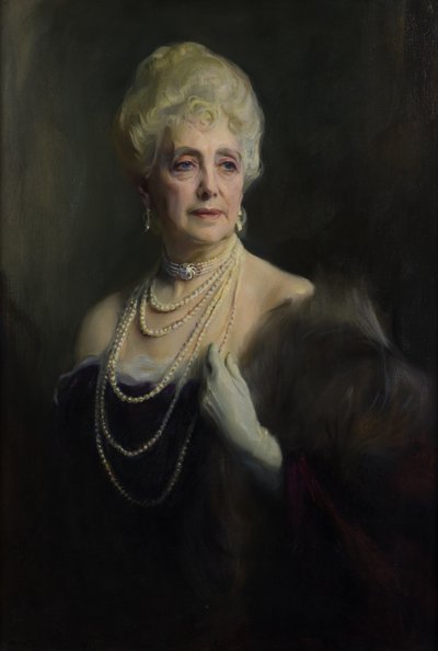The Right Honourable Mabell Ogilvy Dowager Countess of Airlie (1866-1956) by Philip Alexius de Laszlo