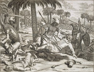 The Murder of Mr. Koster by the Cingalese, Ceylon Sri Lanka, 1672 by Philip Baldaeus