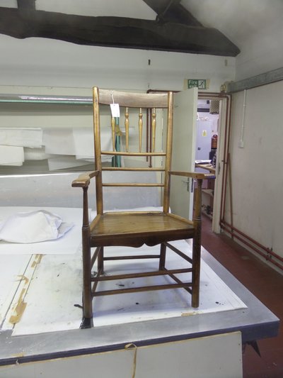 Turned Armchair by Philip Clissett