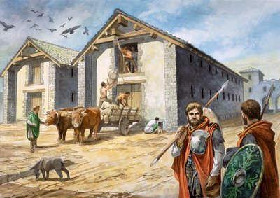 Birdoswald Roman Fort, 3rd century by Philip Corke