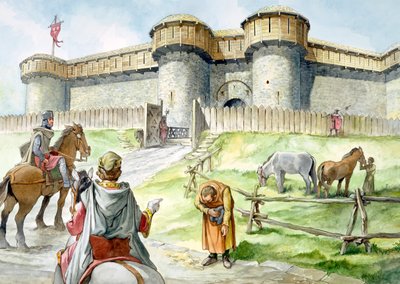Helmsley Castle by Philip Corke