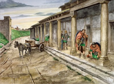 Housesteads Roman Fort, 2nd century by Philip Corke