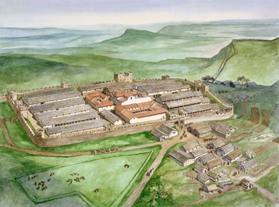 Housesteads Roman Fort by Philip Corke