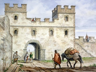 Housesteads Roman Fort, 3rd century, c. 1990-2010 by Philip Corke