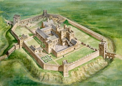 Sherborne Old Castle, Dorset by Philip Corke