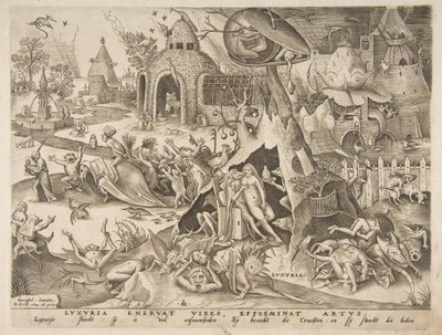 Lust from The Seven Deadly Sins by Philip Galle