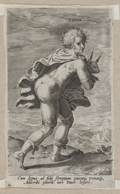 Pavor, from Prosopographia, ca. 1585-90 by Philip Galle