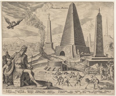 The Pyramids of Egypt by Philip Galle, after Maerten van Heemskerck