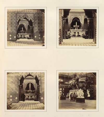 Alhambra and Court of Lions, View in South Transept by Philip Henry Delamotte.