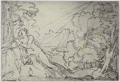 Correggio, An Angel Bearing a Soul to Paradise by Philip Henry Delamotte