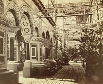 Sydenham: Crystal Palace, Entrance to the Byzantine Court, 1854 by Philip Henry Delamotte