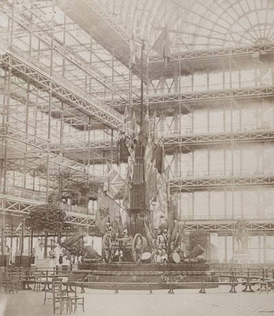 The Military Trophy erected at the visit of 