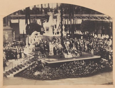 The Visit of the Emperor and Empress to the Crystal Palace by Philip Henry Delamotte