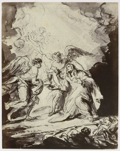 The Agony in the Garden by Philip Henry Delamotte