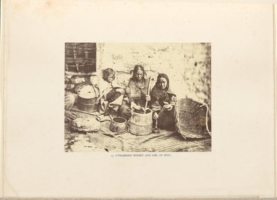 Unmarried Women and Girl of Spiti by Philip Henry Egerton