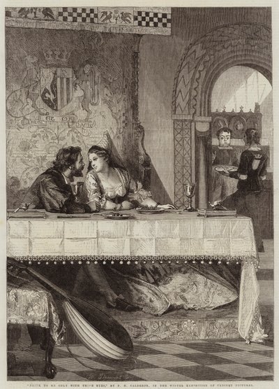 Drink to Me Only with Thine Eyes by Philip Hermogenes Calderon