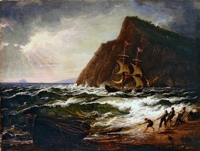 Crossing the Bar at the Mouth of the River Teign by Philip James de Loutherbourg
