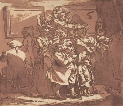 An Exhibition, January 29, 1776 by Philip James de Loutherbourg