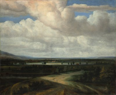 A Panoramic Landscape with a Country Estate, ca. 1649 by Philip Koninck
