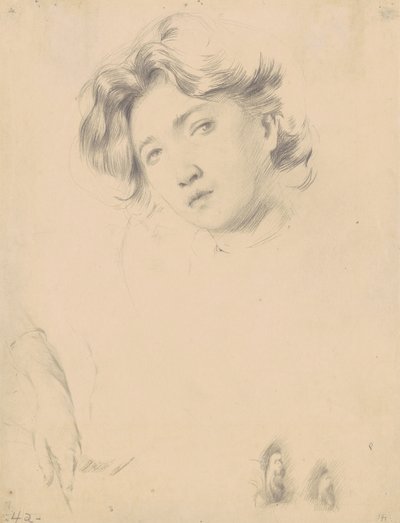 Study for the Head of a Girl by Philip Leslie Hale