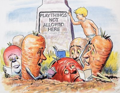 Anthropomorphic Vegetables, Illustration from 