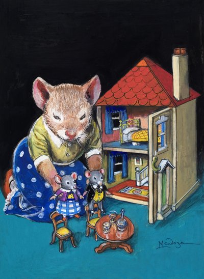 The Town Mouse and the Country Mouse by Philip Mendoza