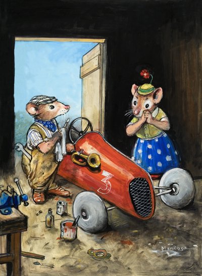 The Town Mouse and the Country Mouse by Philip Mendoza