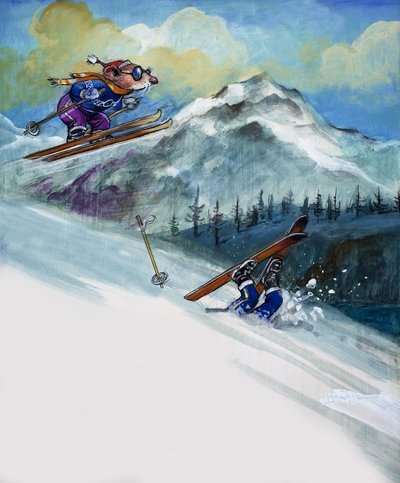 The Town Mouse and the Country Mouse by Philip Mendoza
