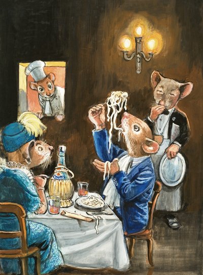 Town Mouse and Country Mouse by Philip Mendoza