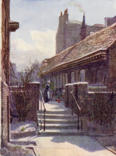 Almshouses of Skinners Company, Mile End by Philip Norman