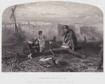 Where They Crucified Him by Philip Richard (after) Morris