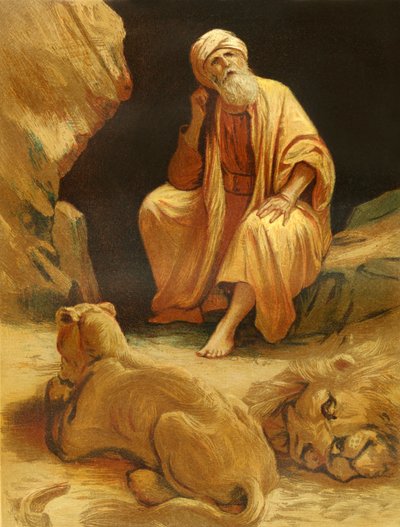 Daniel in the Den of Lions by Philip Richard Morris