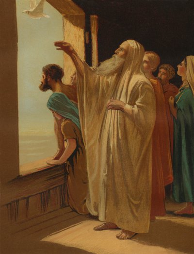 Noah sending forth the dove by Philip Richard Morris