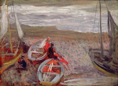 Boats on the Beach, Southwold by Philip Wilson Steer