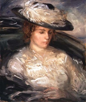 Portrait of Miss Scobell in a Bathchair (The Convalescent) by Philip Wilson Steer
