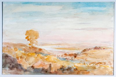 Severn Valley above Newnham, from Littledean, c.1909 by Philip Wilson Steer