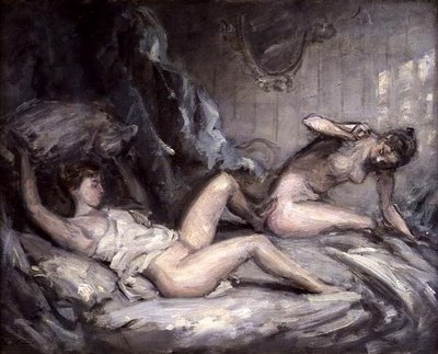 The Pillow Fight by Philip Wilson Steer