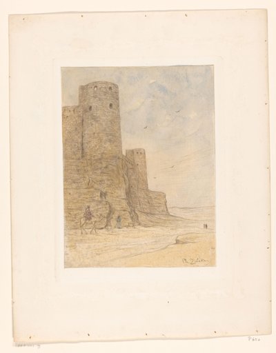 Castle in the Desert by Philip Zilcken (signed by artist)