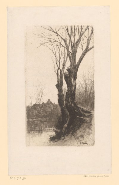 View of the Loolaan, near The Hague by Philip Zilcken