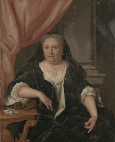 Portrait of Maria van Citters (1684-1752), Wife of Caspar Adriaen Parduyn by Philip van Dijk