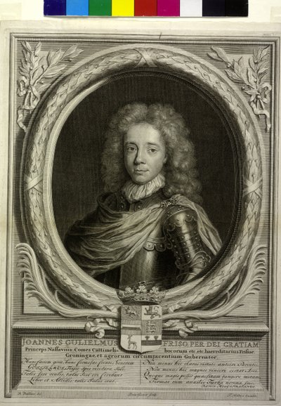 Count of Nassau-Diez Johann William Friso by Philip van Gunst