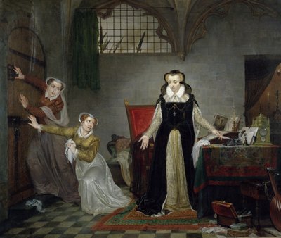 Mary Stuart (1542-87) at the Moment of Leaving for her Execution, 8th February 1587 by Philipe Jacques van Bree