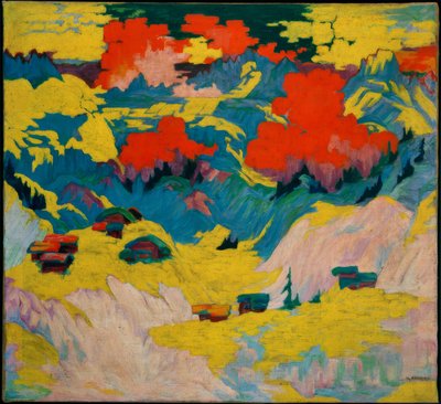 Winter Landscape at Davos Laret (Winter Landscape Laret at Davos) by Philipp Bauknecht