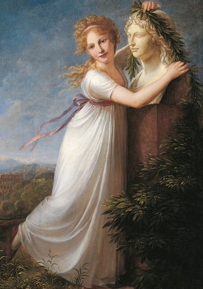 Ida Garlanding Her Mother