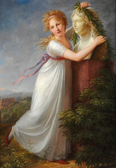Ida Garlanding Her Mother