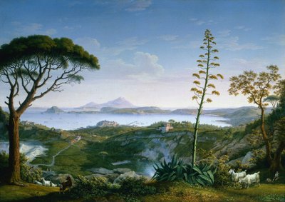 View of the Gulf of Pozzuoli from Solfatara, 1803 by Philipp Hackert