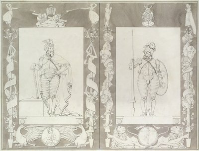 Charlemagne and Heymon by Philipp Otto Runge